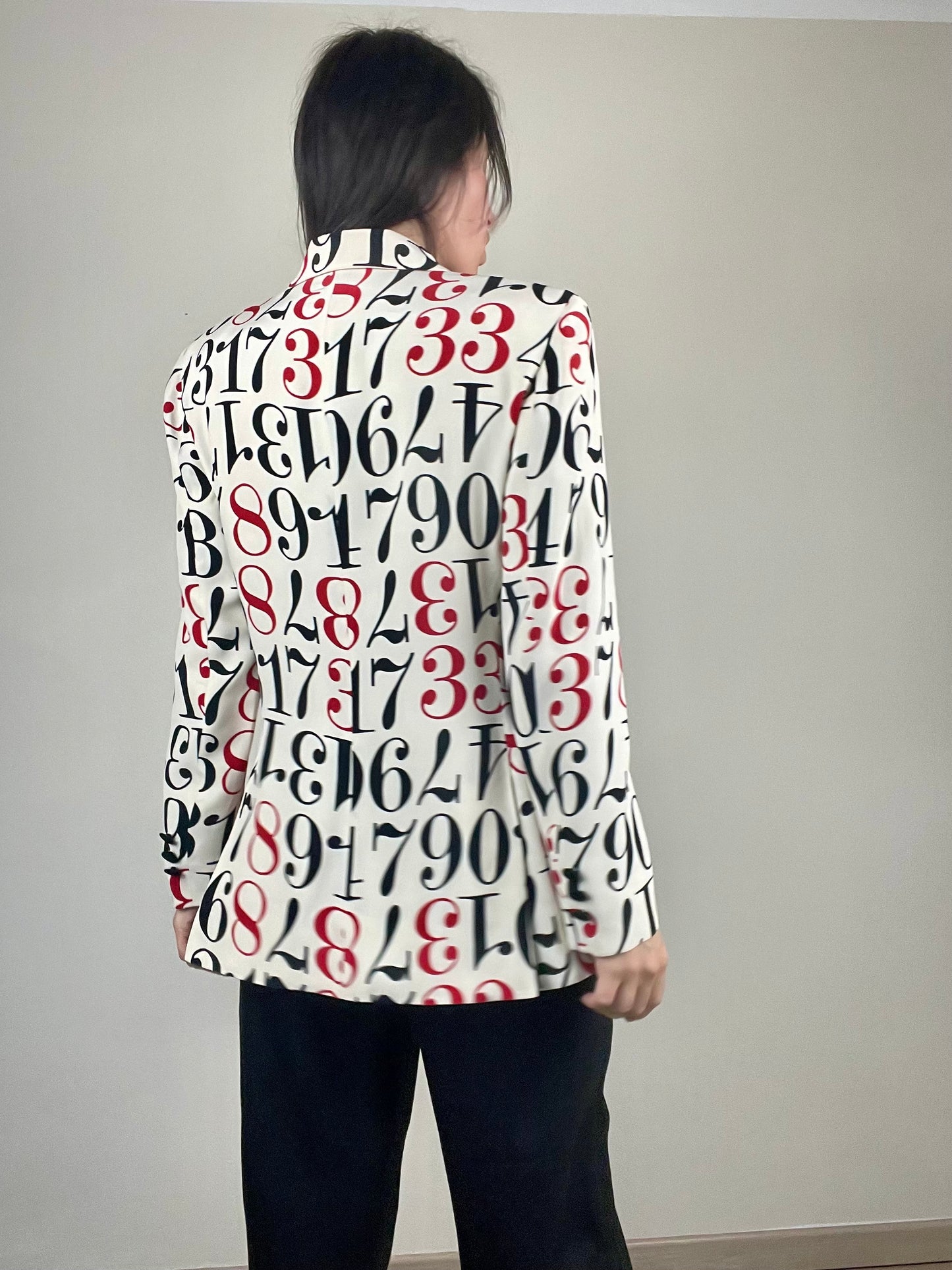 Moschino Cheap and Chic numbers jacket