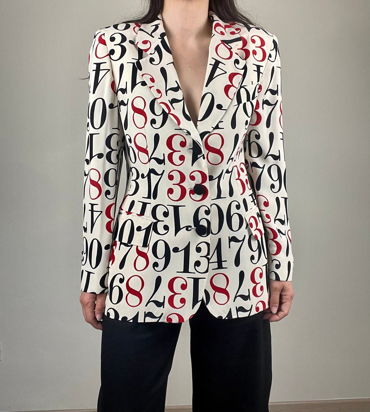 Moschino Cheap and Chic numbers jacket