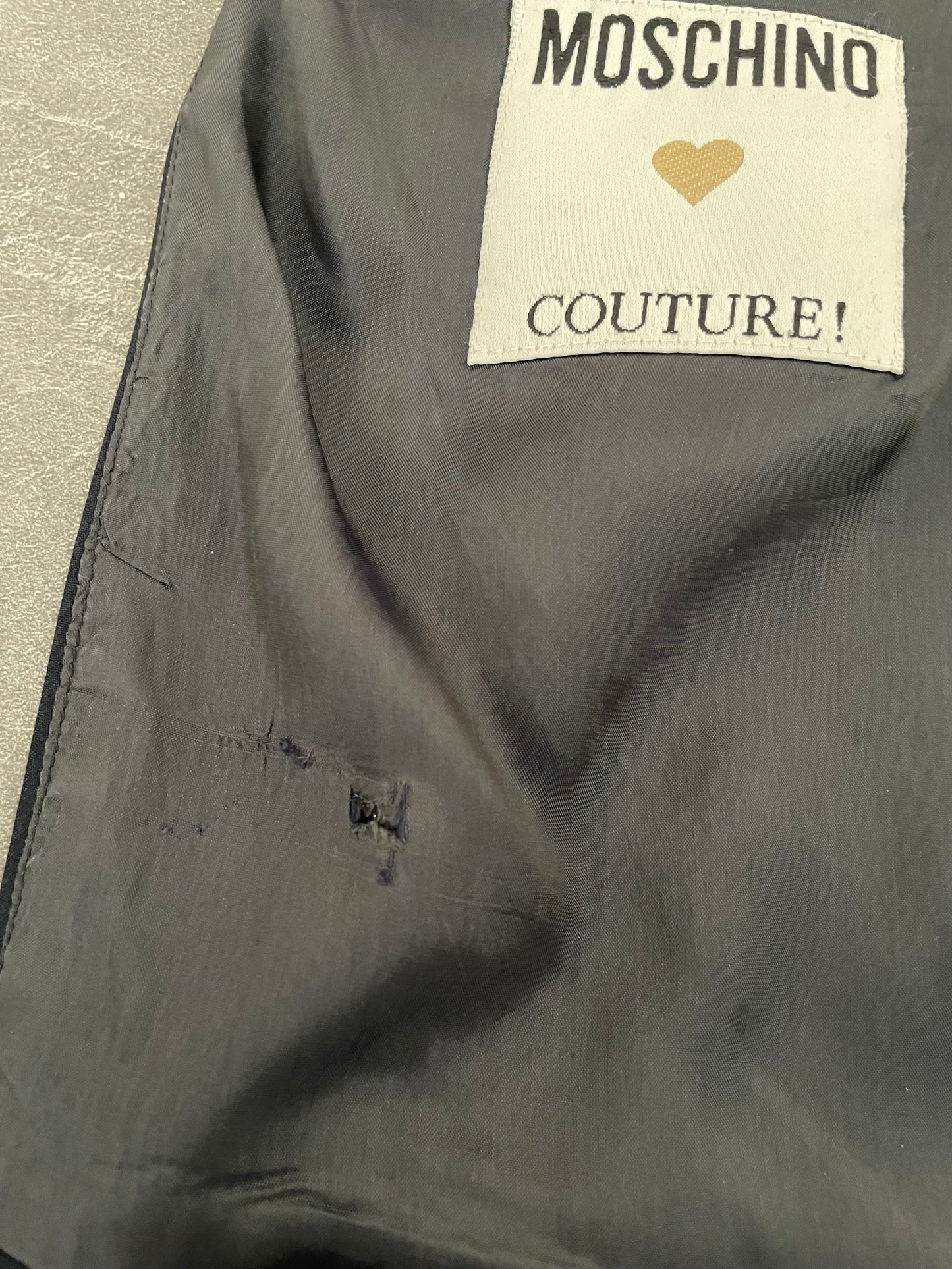Moschino Couture Spring Summer 1989 apron dress
