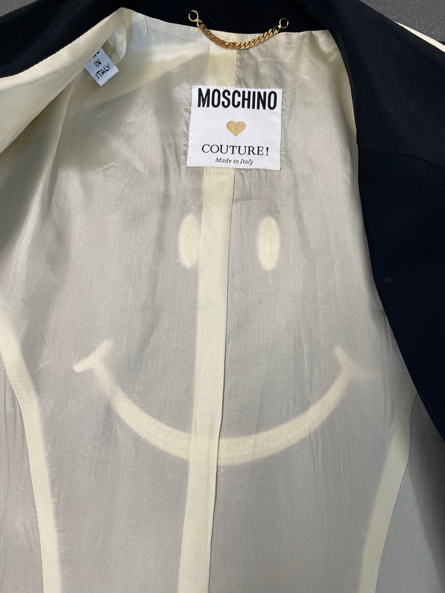 Moschino Couture Spring Summer 1992 iconic smiley face