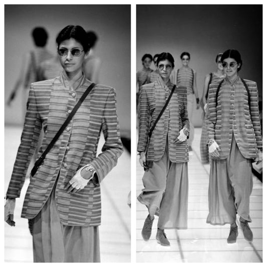 Emporio Armani Spring Summer 1994 linen jacket