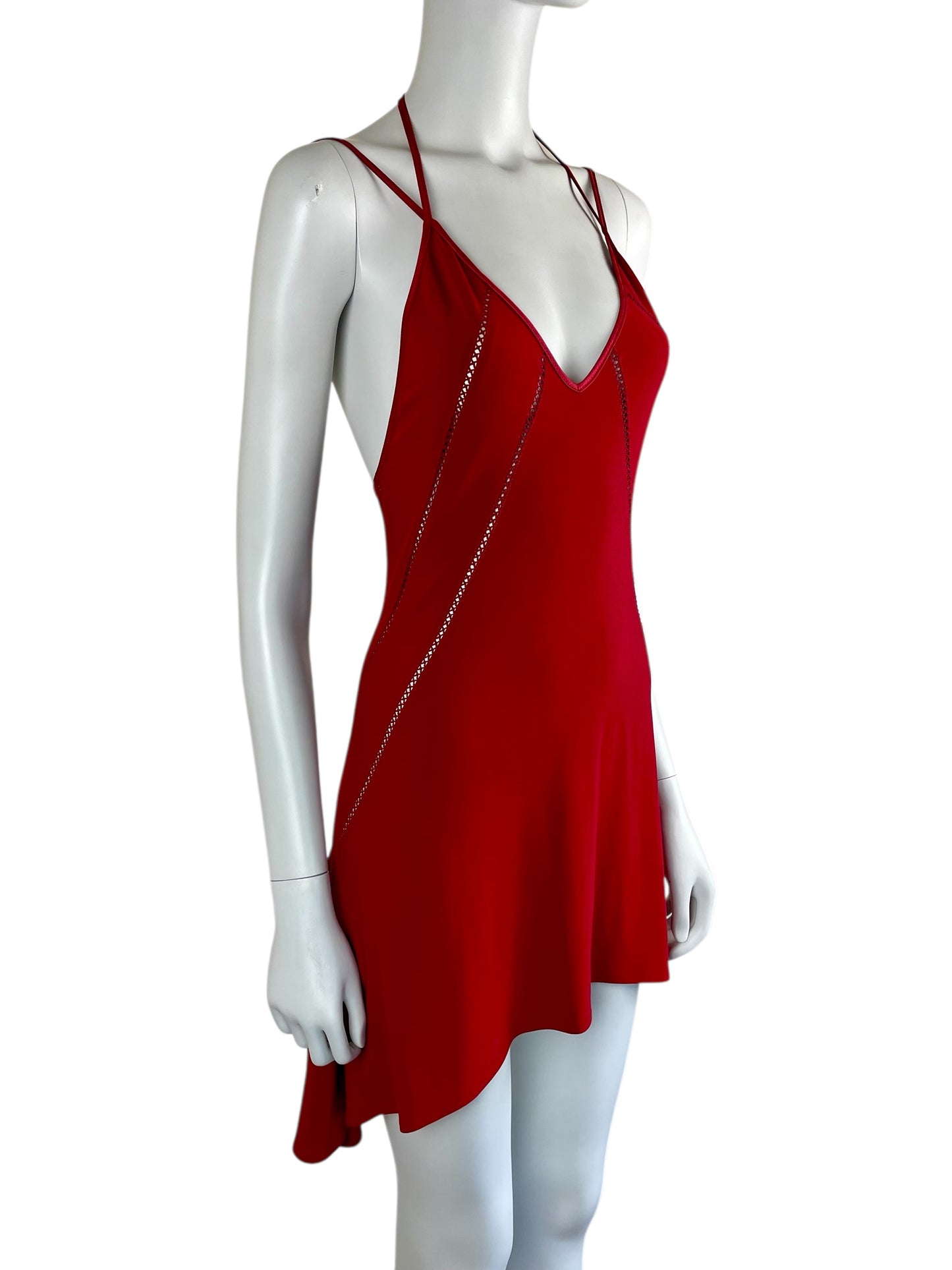 Faycal Amor Plein Sud 2004 collection asymmetrical mini dress