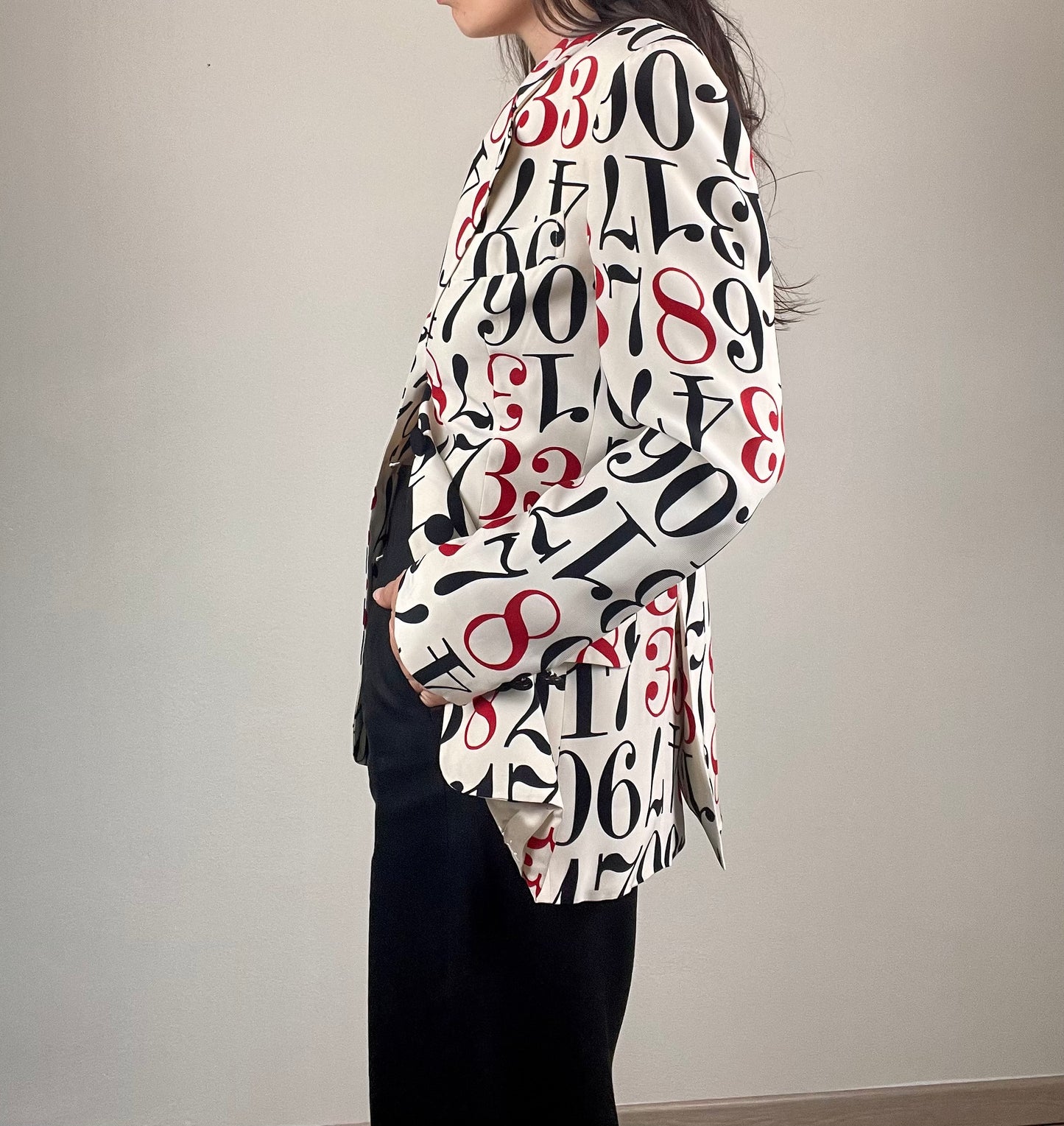Moschino Cheap and Chic numbers jacket