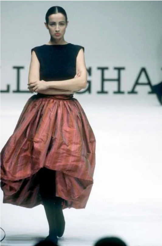 Romeo Gigli for Callaghan Spring Summer 1987 skirt dress