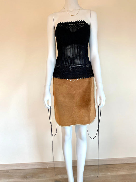 La Perla deadstock black lace corset
