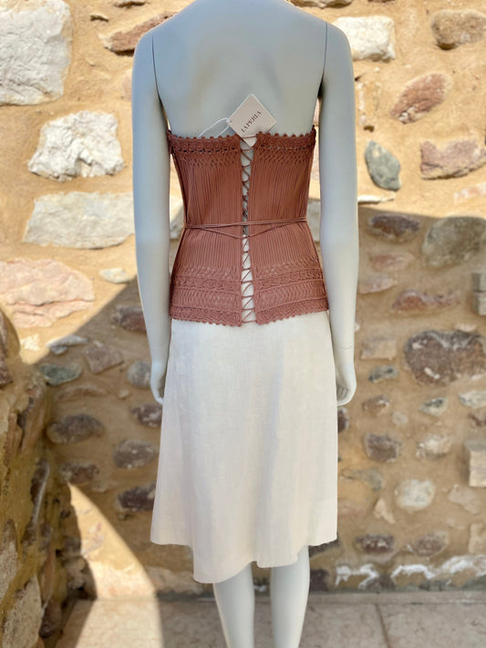La Perla deadstock silk lace bustier corset