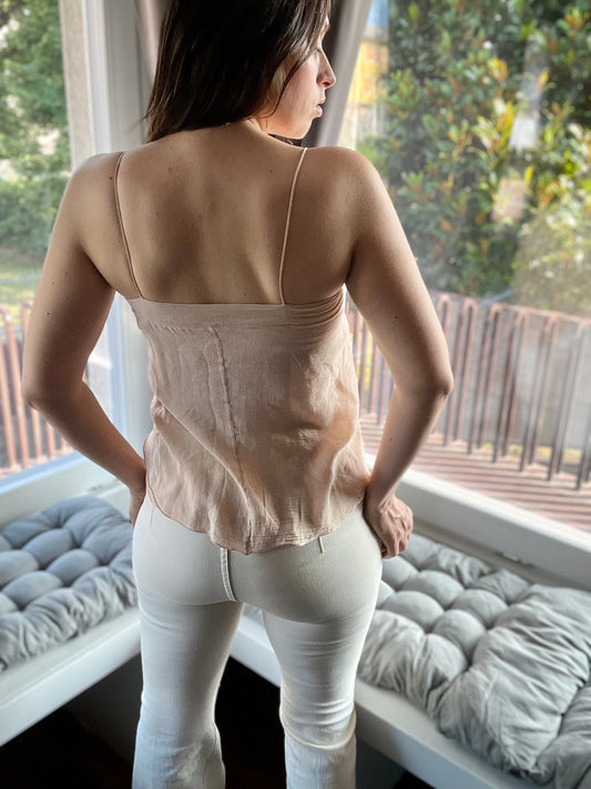 Anna Molinari romantic ruffled top