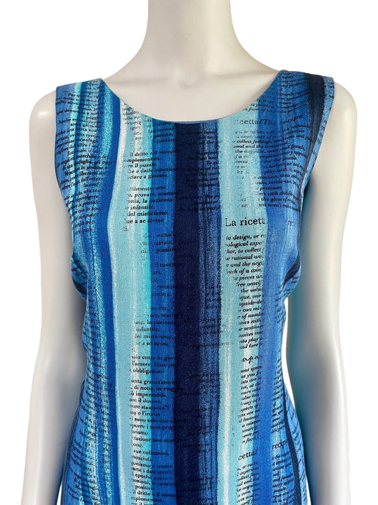 Moschino Cheap and Chic striped recipe mini dress