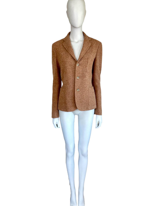 Ralph Laure lambswool and alpaca blazer jacket