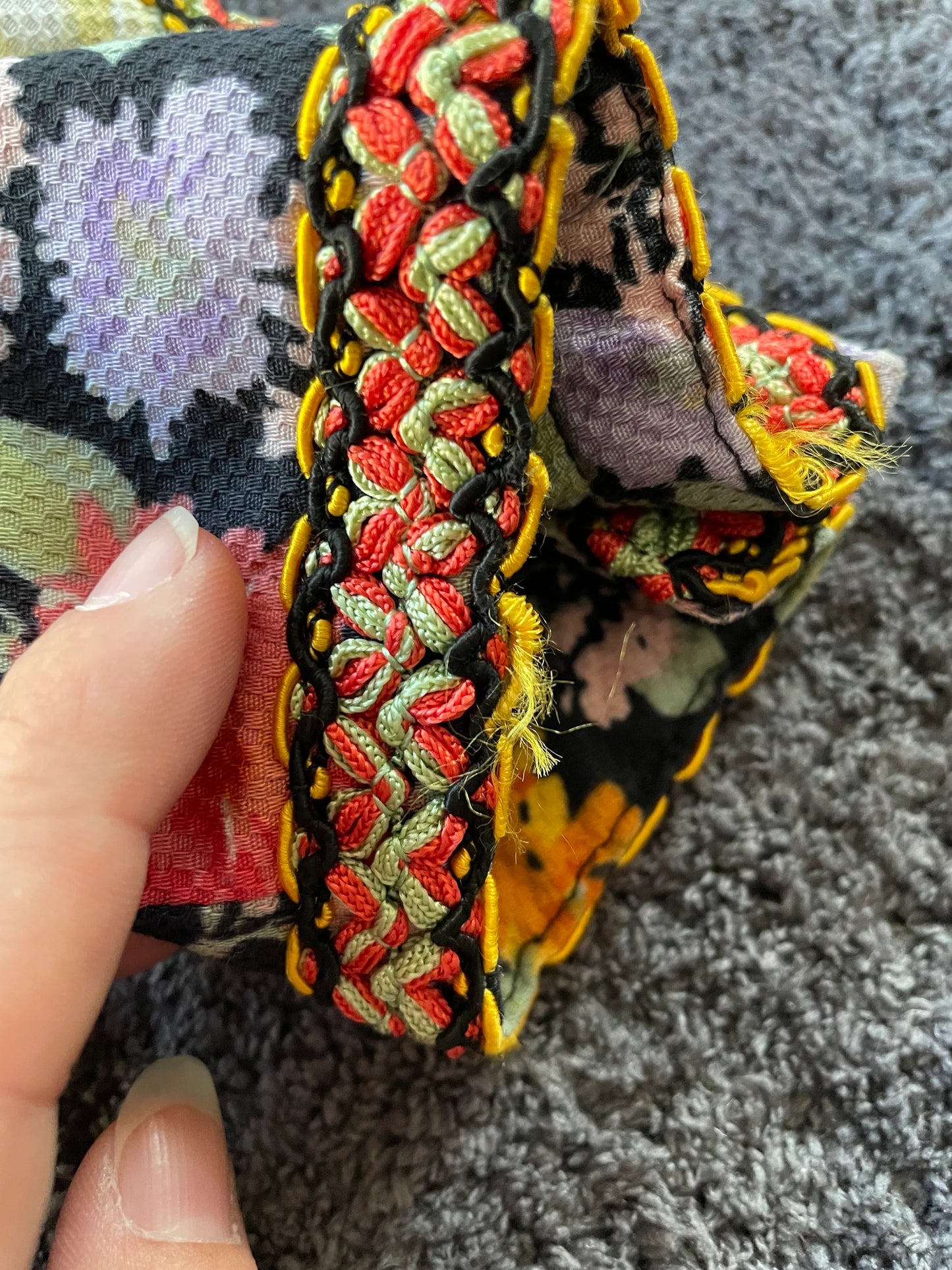 Moschino Couture Spring Summer 1993 multicolour floral blazer jacket