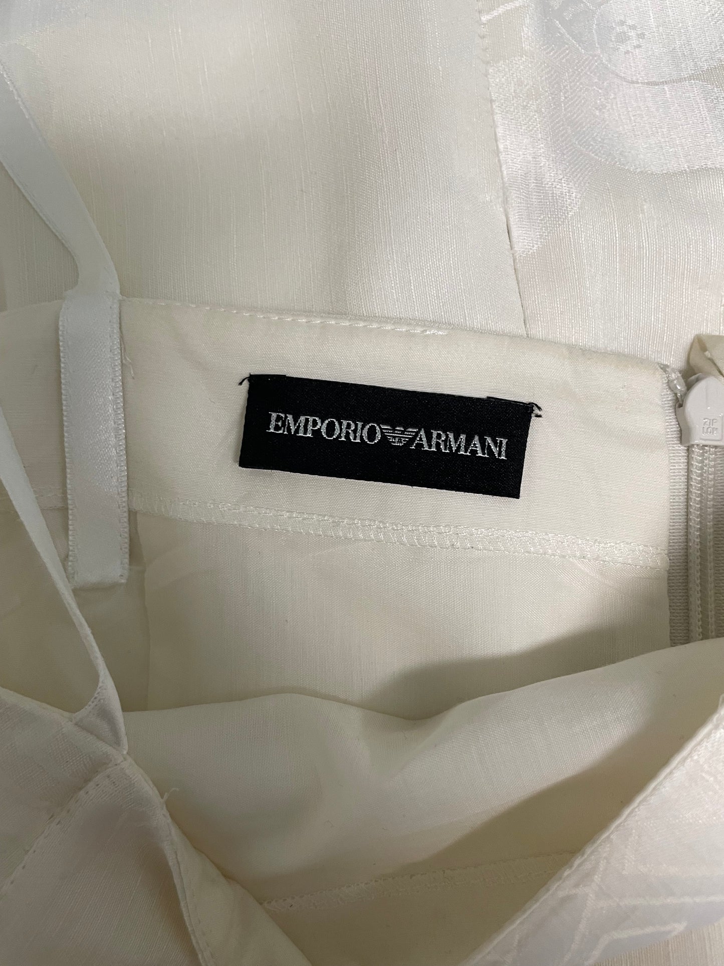 Emporio Armani Spring Summer 2007 linen mini dress