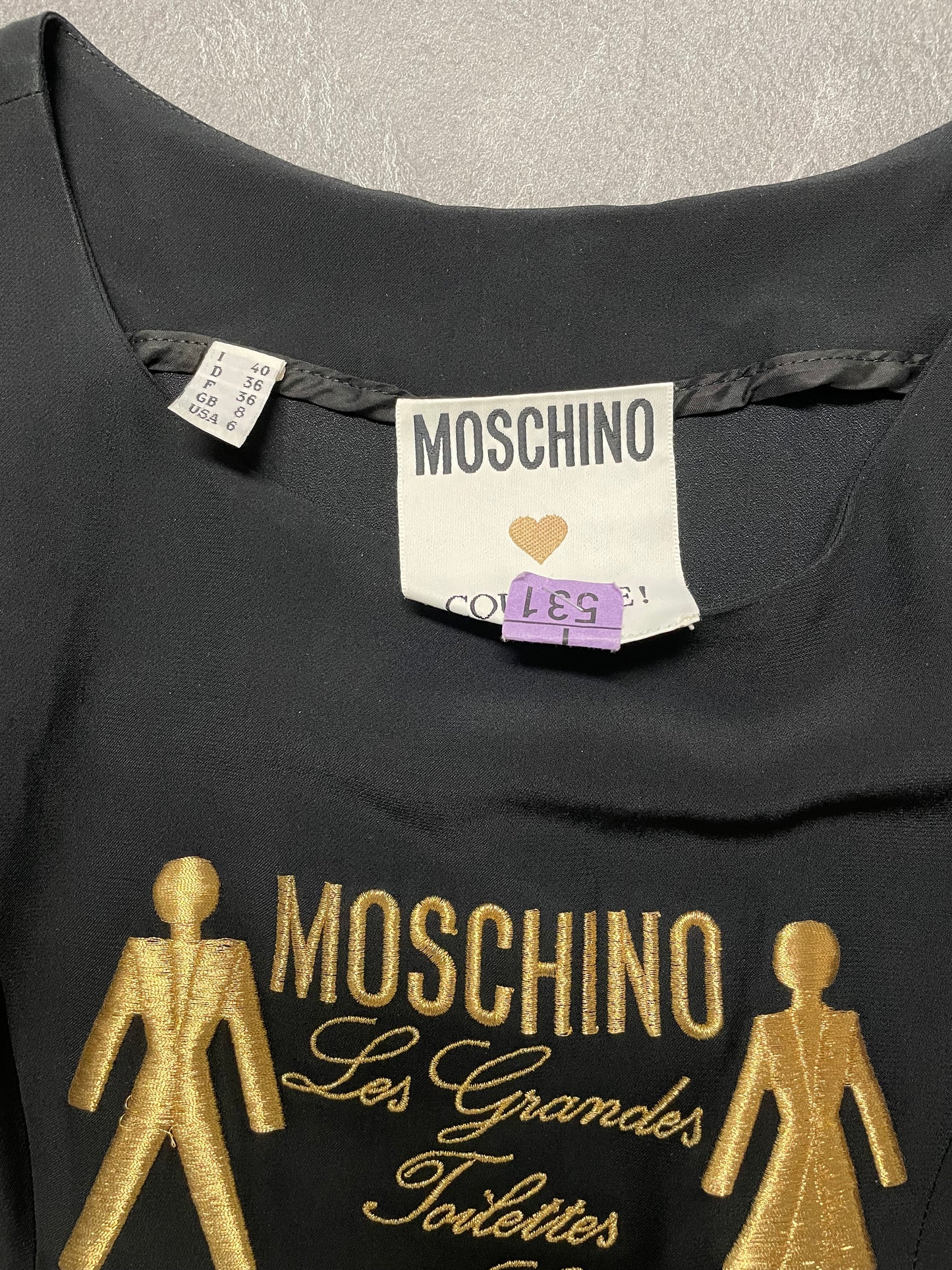 Moschino Couture Spring Summer 1991 "Les Grandes Toilettes de Soir" Top