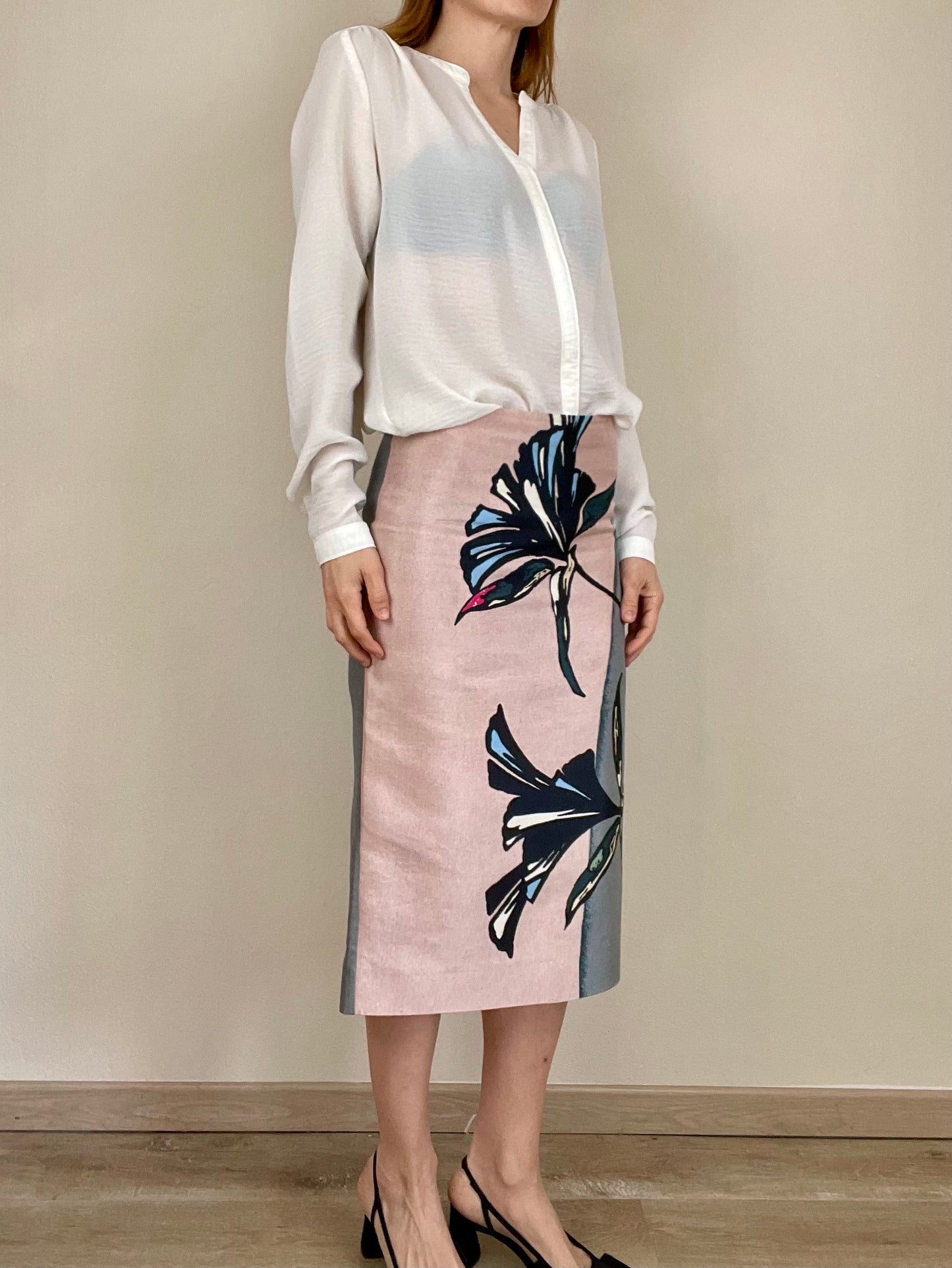 Marni Spring Summer 2014 floral skirt
