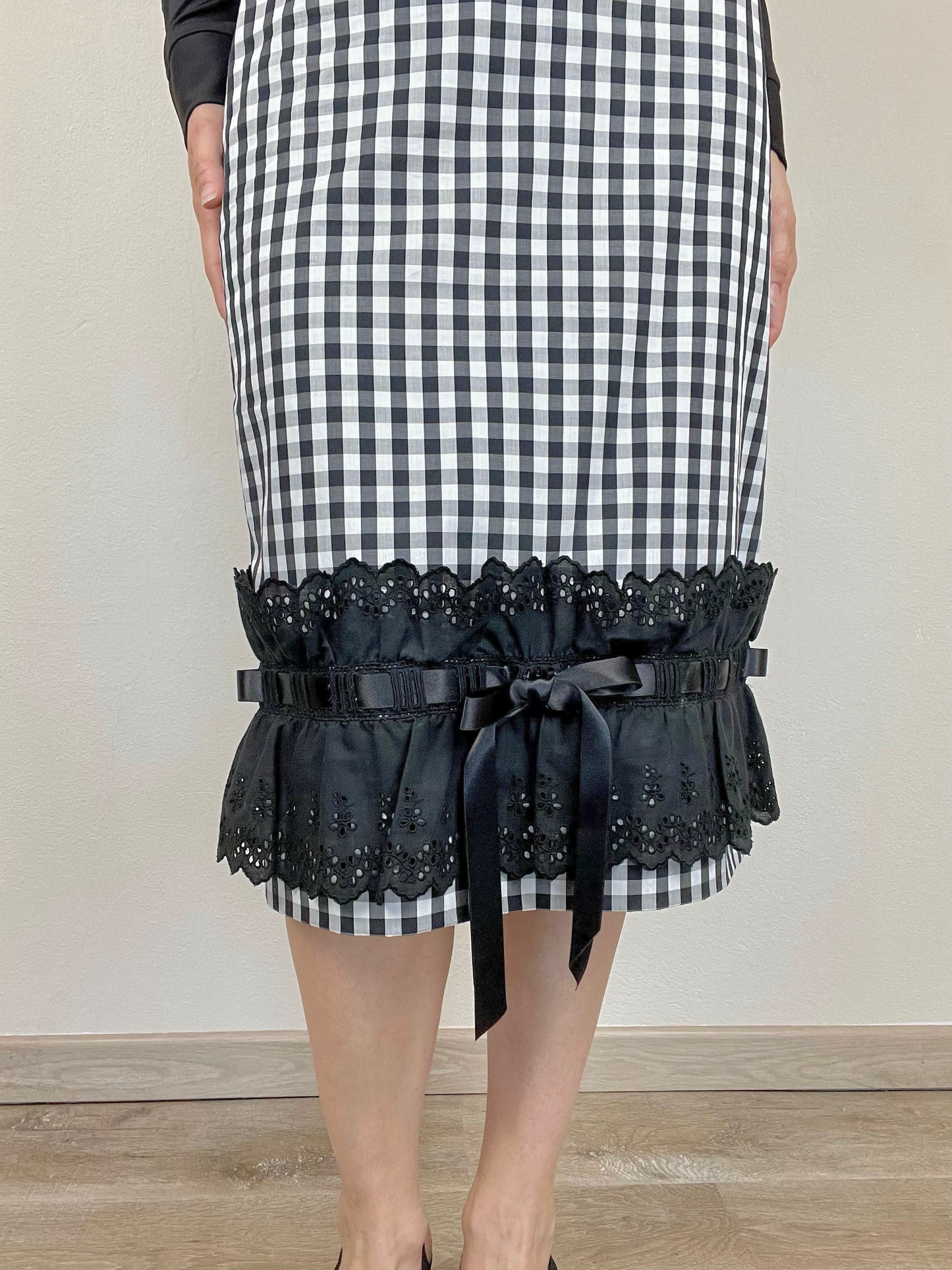Dolce & Gabbana Spring Summer 2006 gingham skirt