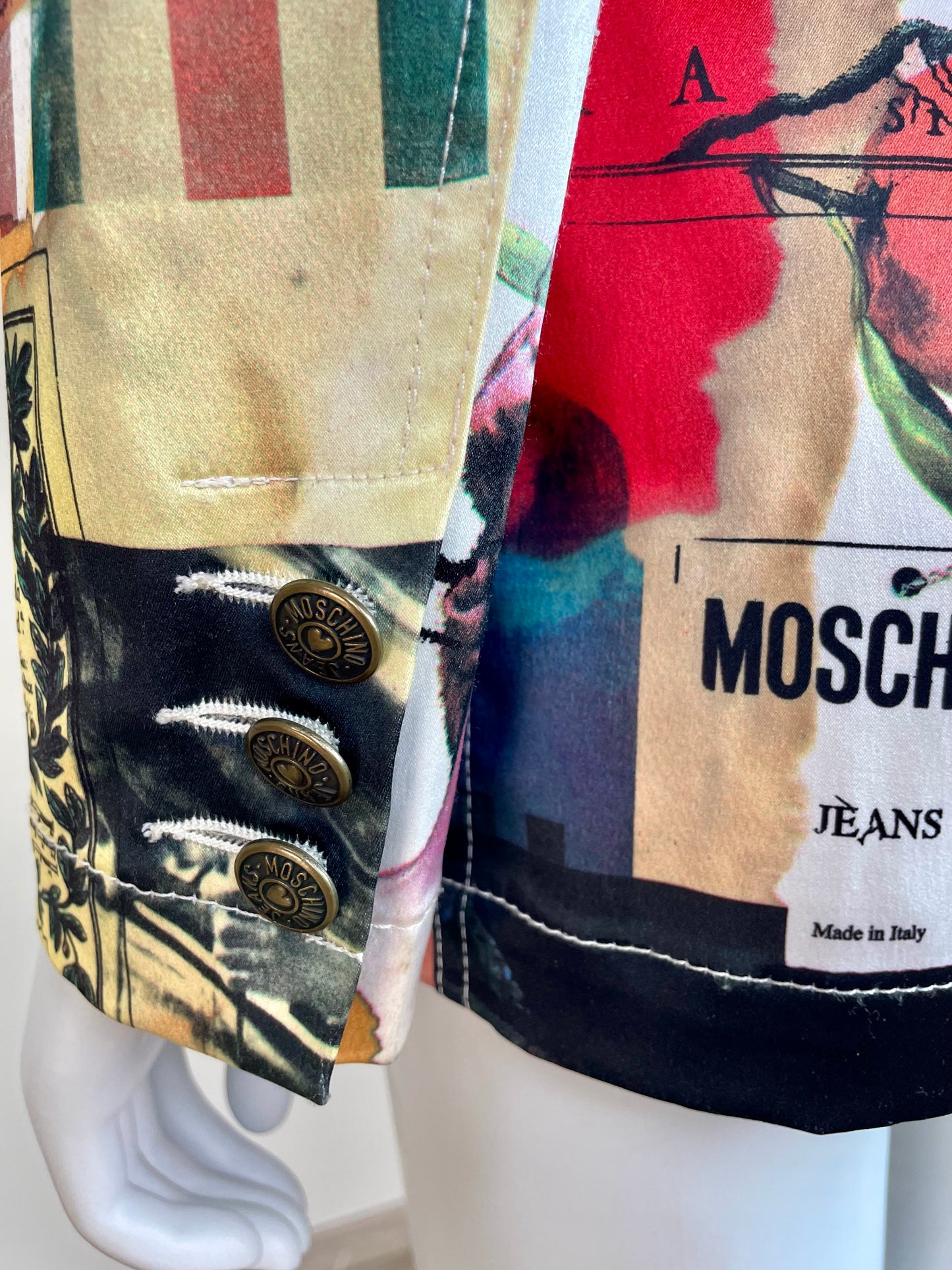 Moschino Jeans Italian tribute jacket