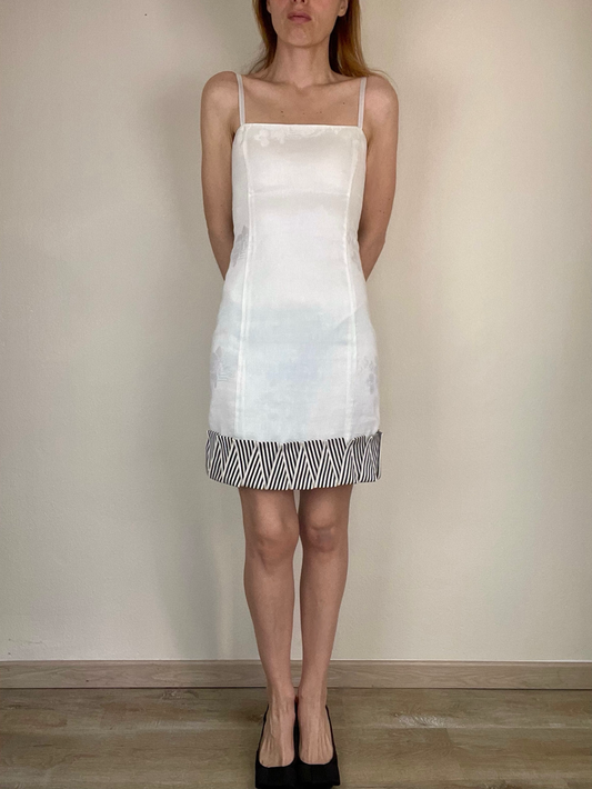 Emporio Armani Spring Summer 2007 linen mini dress