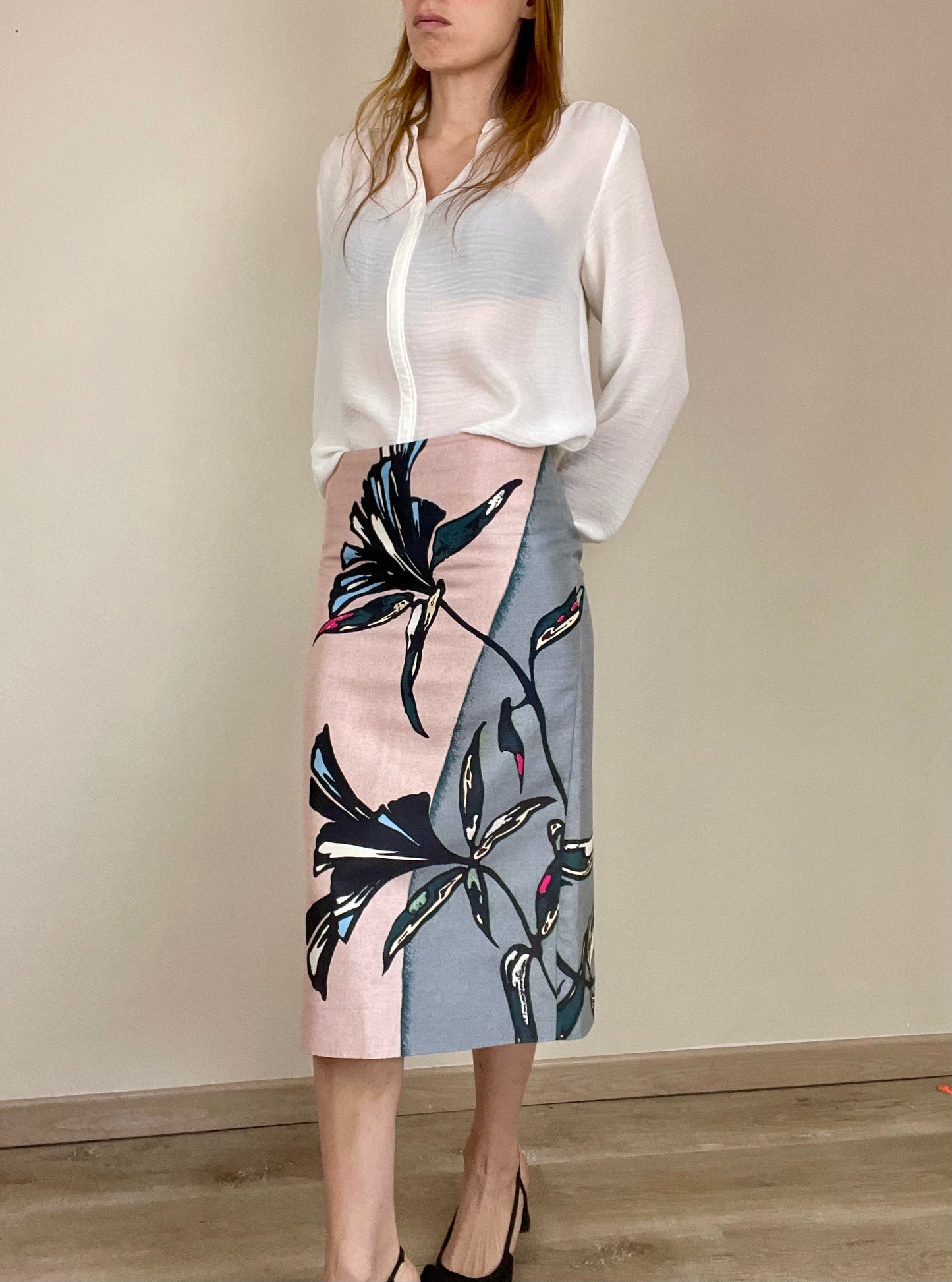 Marni Spring Summer 2014 floral skirt