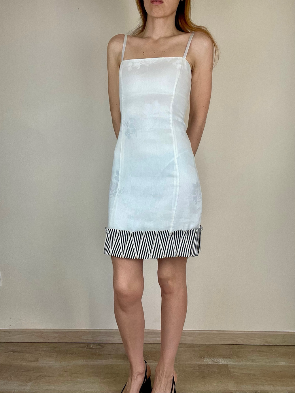 Emporio Armani Spring Summer 2007 linen mini dress