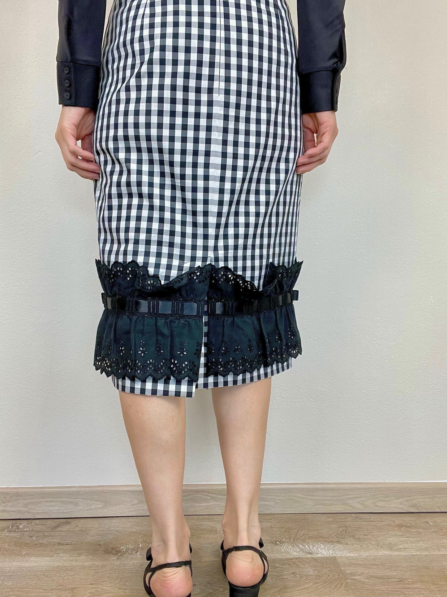 Dolce & Gabbana Spring Summer 2006 gingham skirt