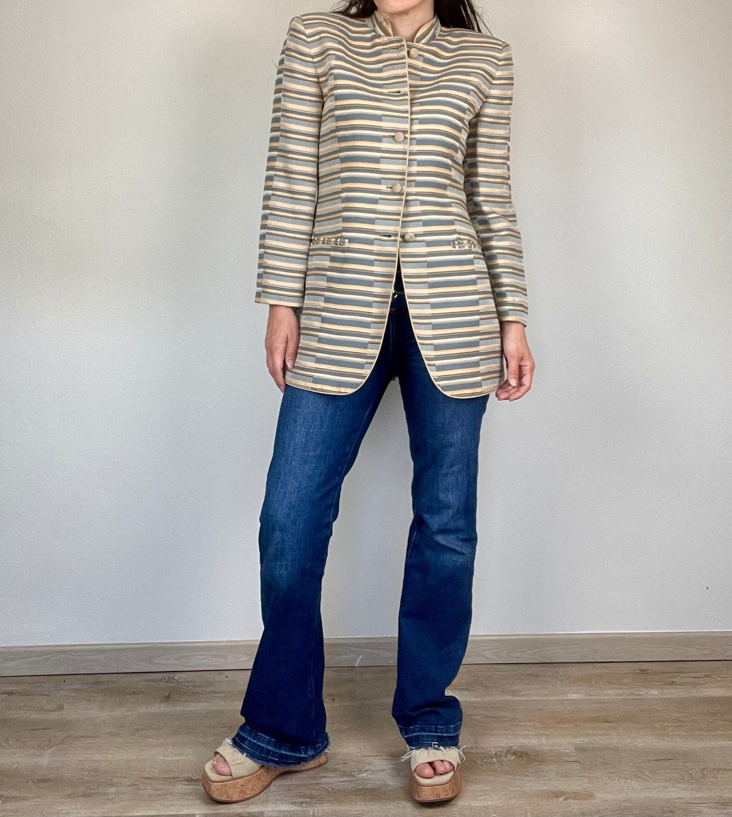 Emporio Armani Spring Summer 1994 linen jacket
