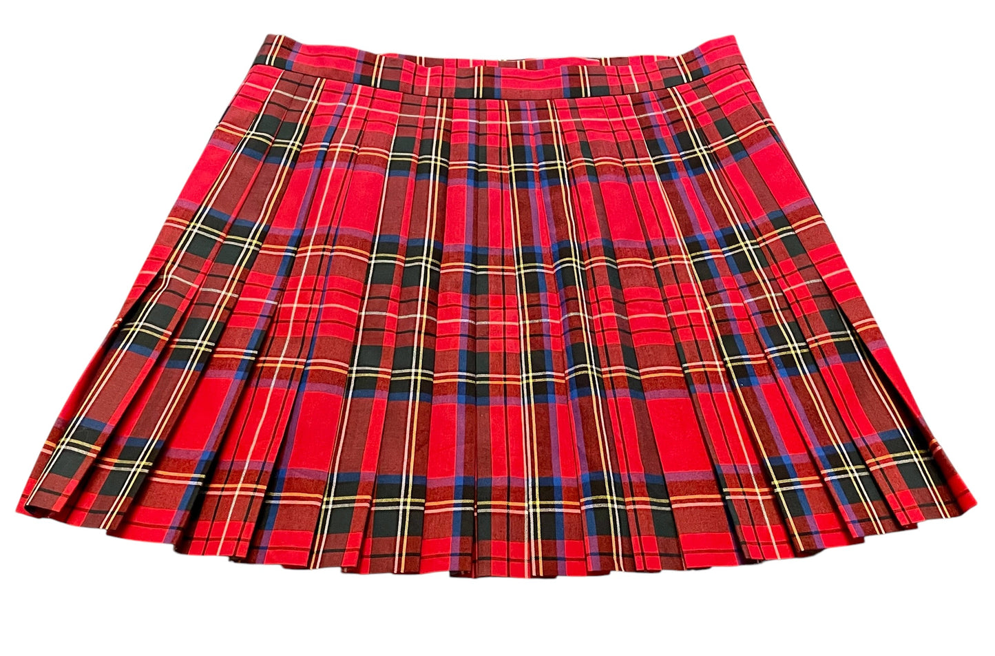 Moschino Cheap and Chic plaid buckled mini skirt