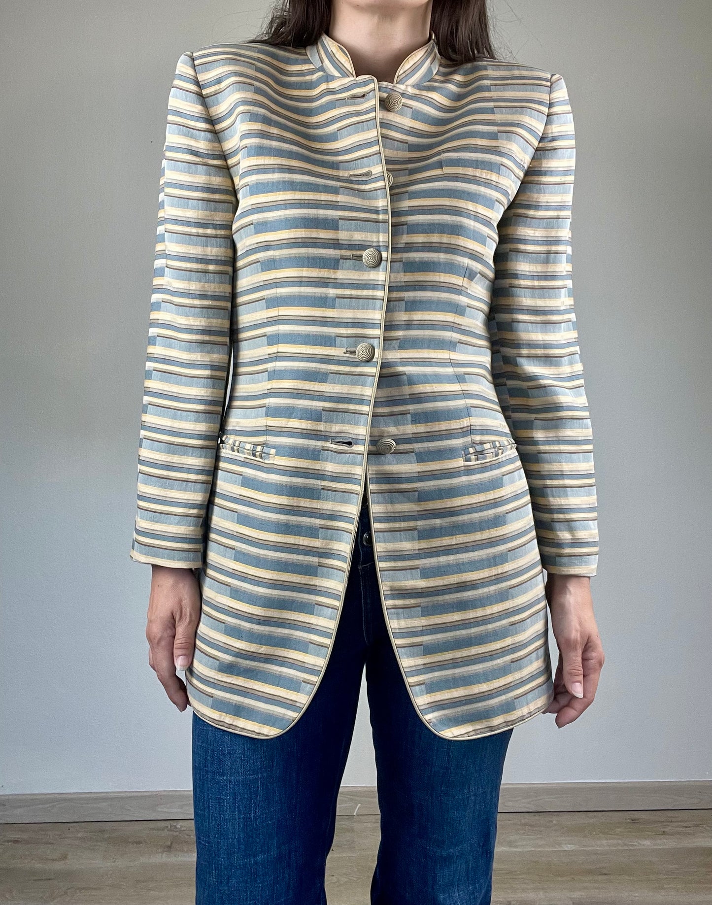 Emporio Armani Spring Summer 1994 linen jacket