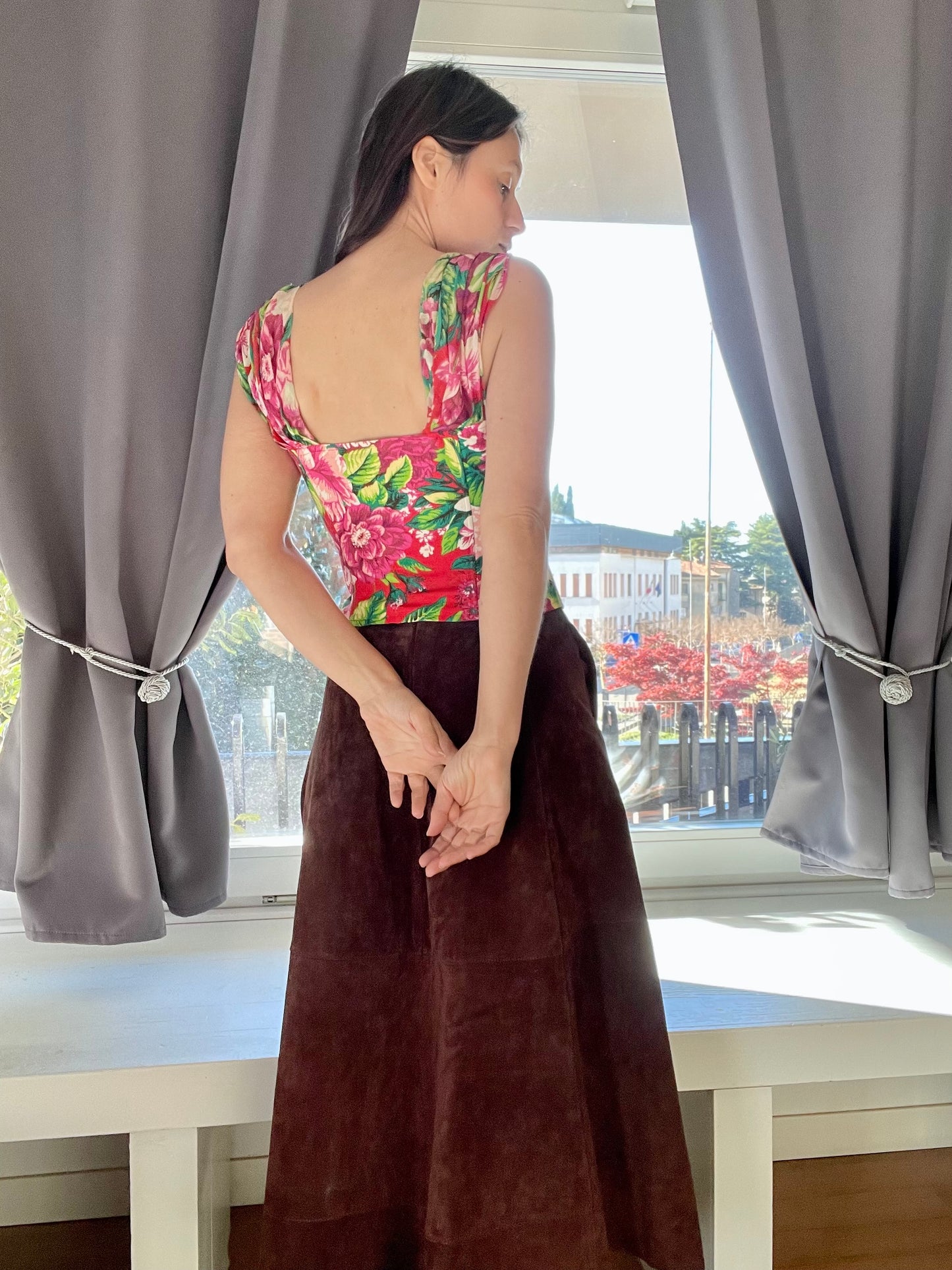 Kenzo floral corset