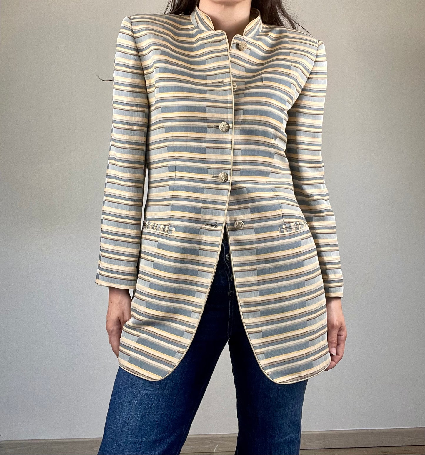 Emporio Armani Spring Summer 1994 linen jacket