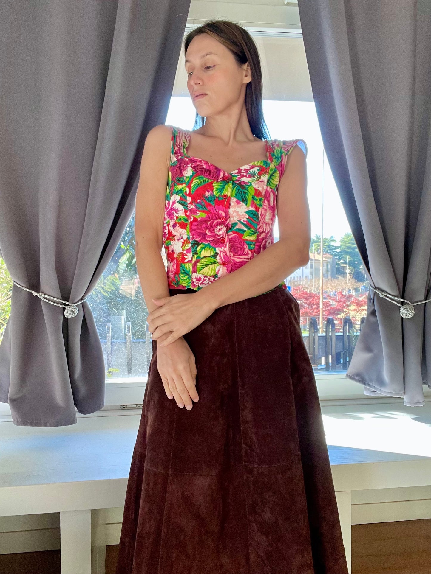 Kenzo floral corset