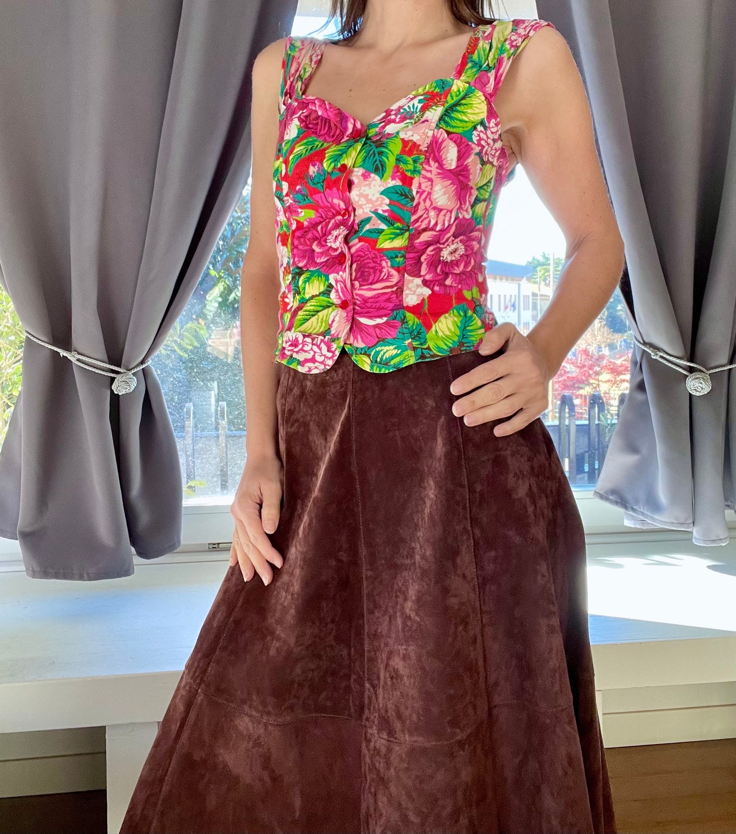 Kenzo floral corset
