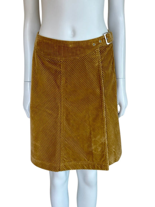 Miu Miu corduroy wap skirt