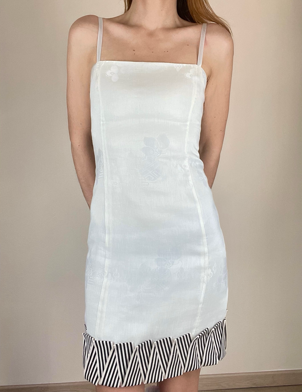 Emporio Armani Spring Summer 2007 linen mini dress
