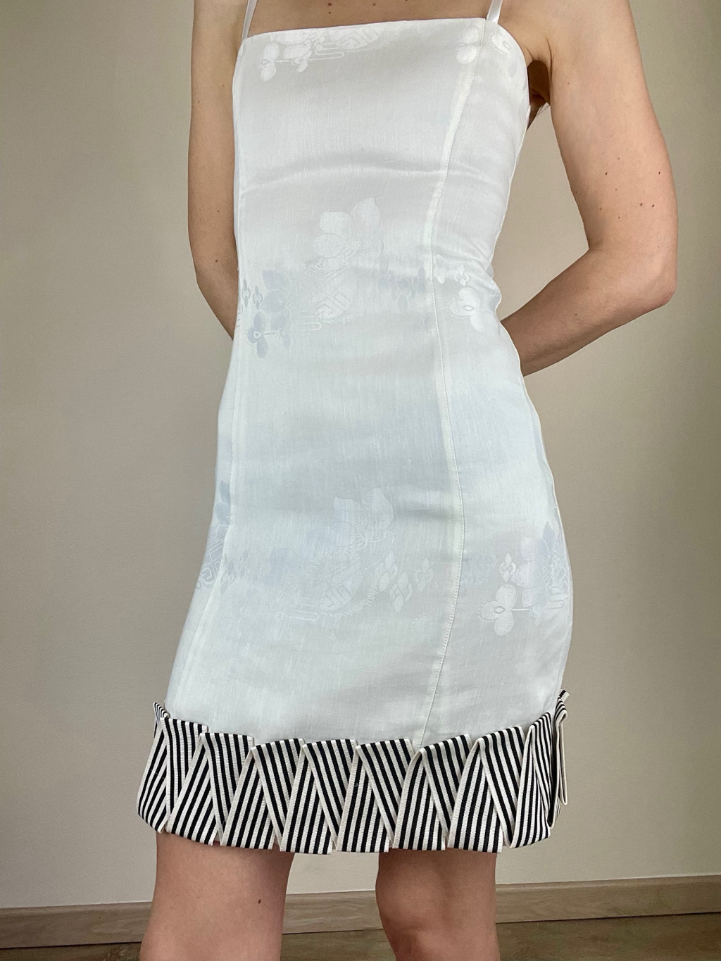 Emporio Armani Spring Summer 2007 linen mini dress