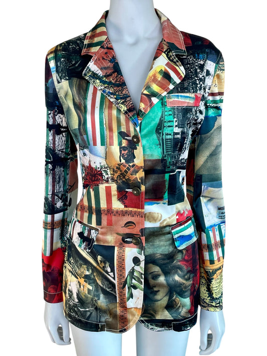 Moschino Jeans Italian tribute jacket