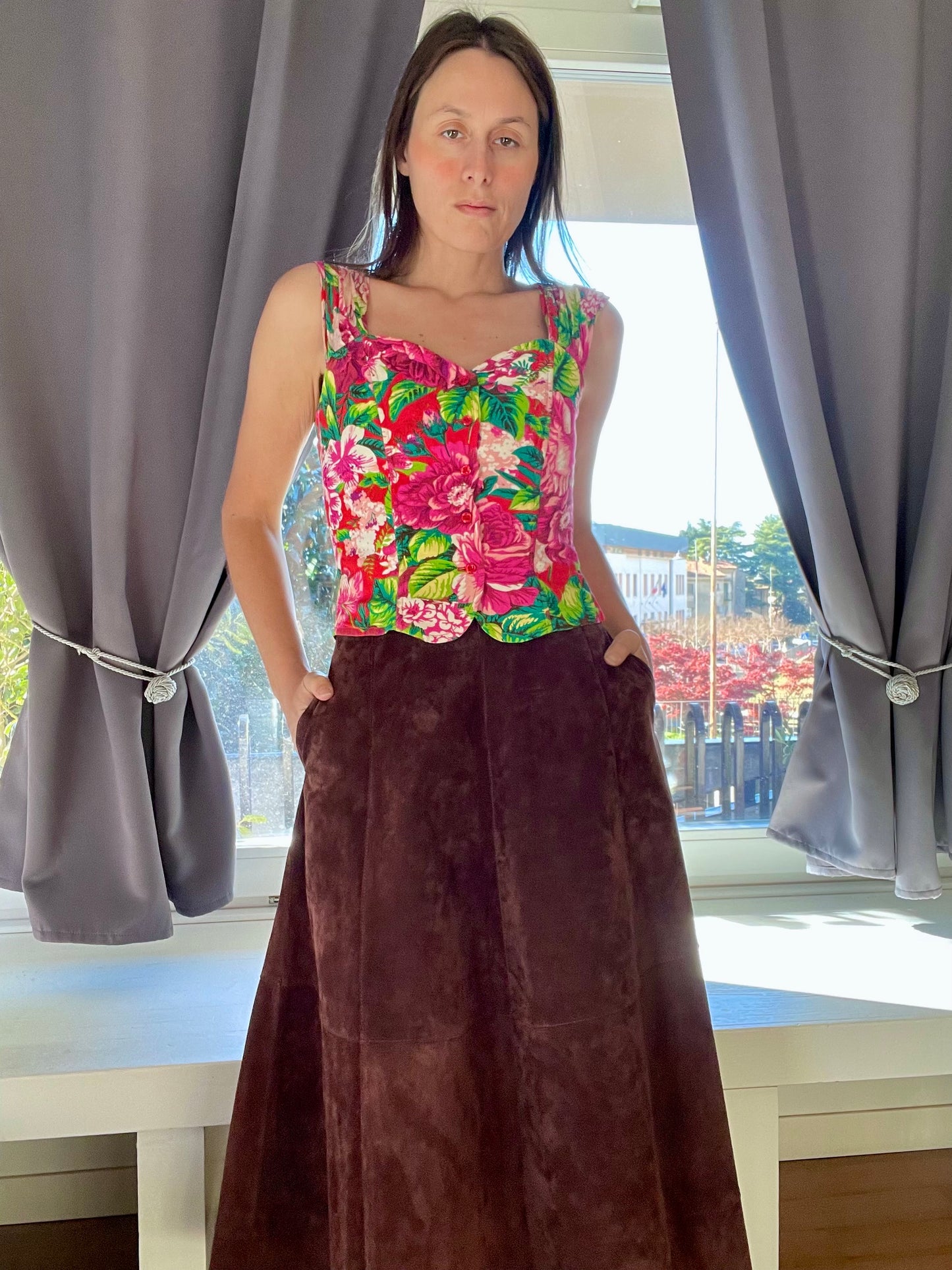 Kenzo floral corset