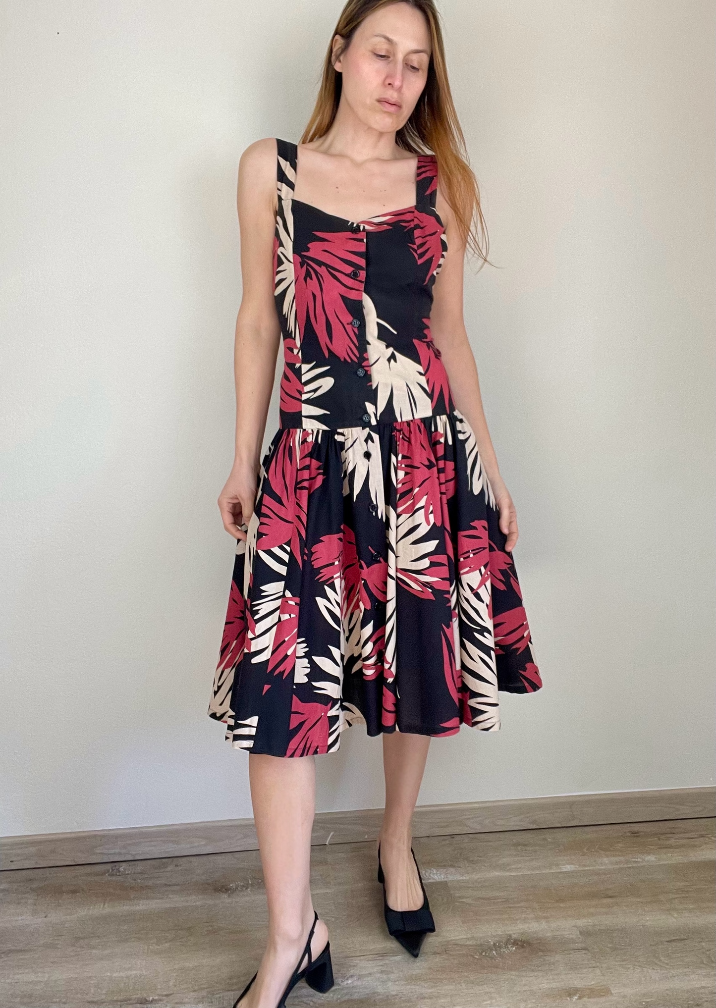 Cacharel Multicolour Floral Dress