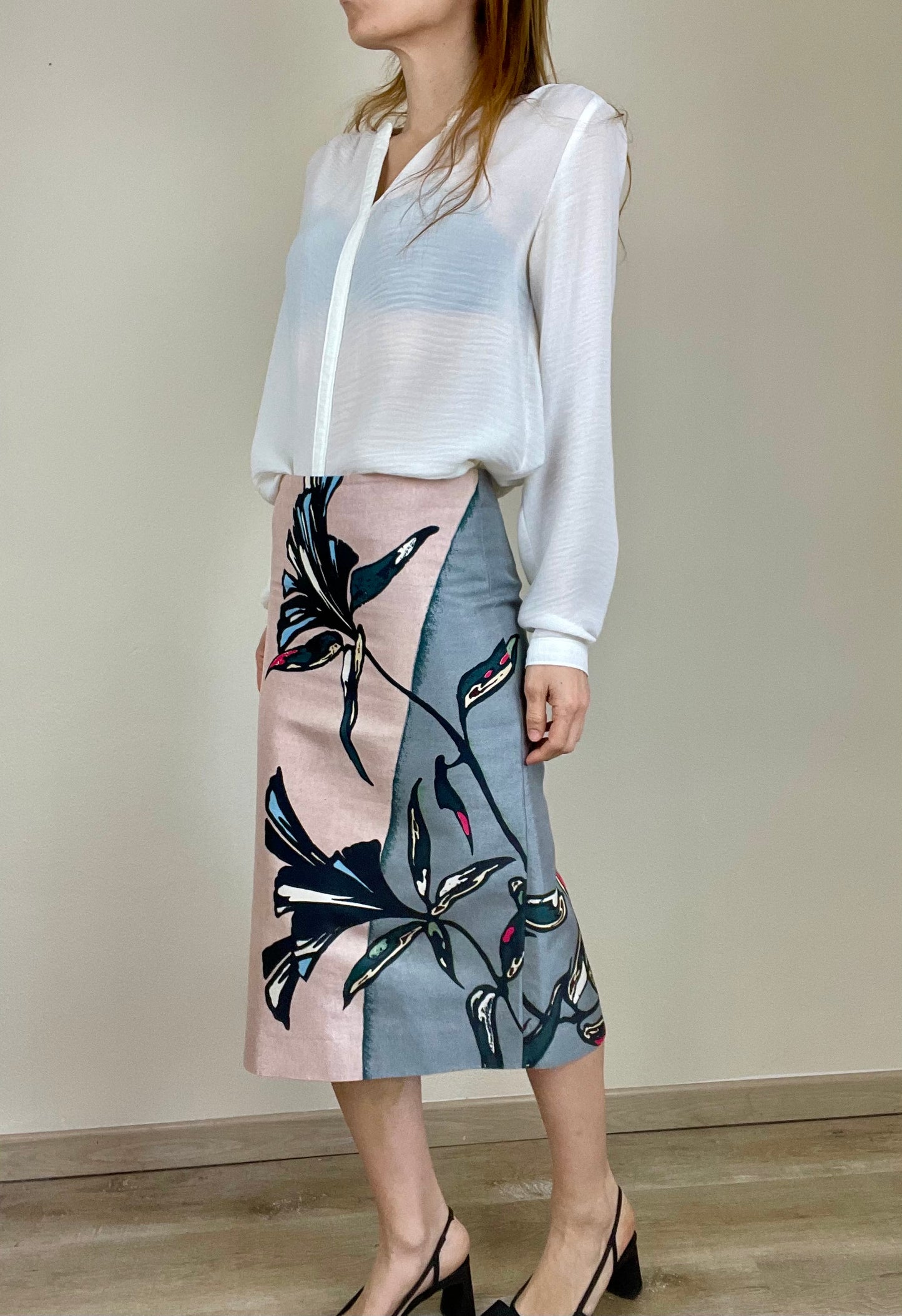Marni Spring Summer 2014 floral skirt