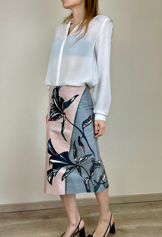 Marni Spring Summer 2014 floral skirt