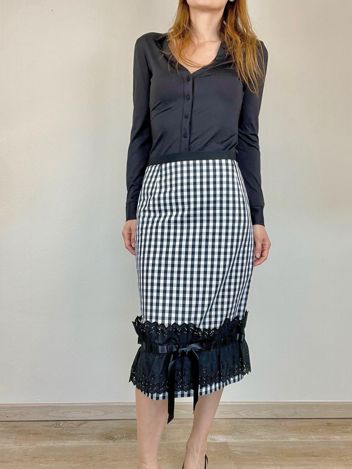 Dolce & Gabbana Spring Summer 2006 gingham skirt
