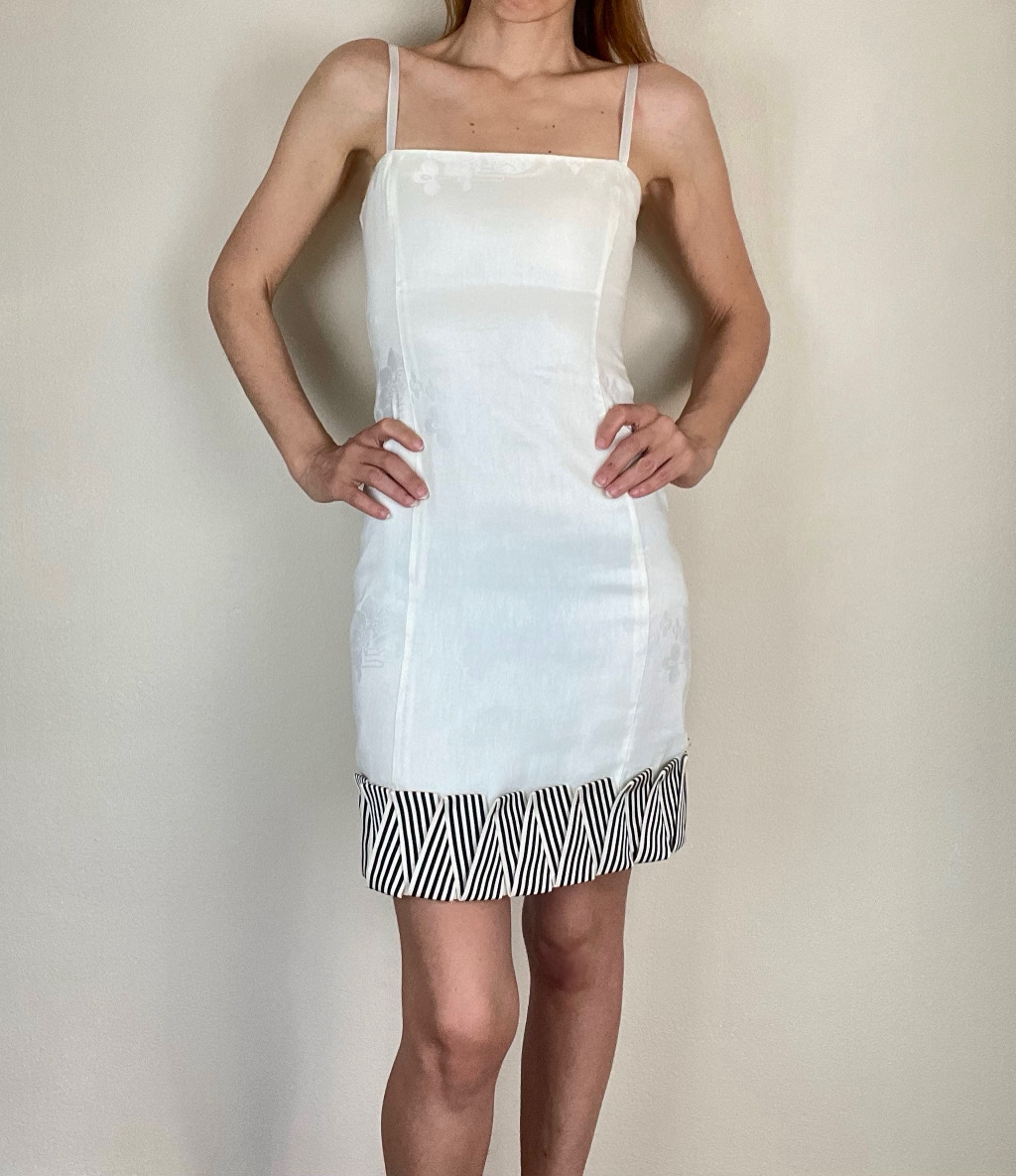 Emporio Armani Spring Summer 2007 linen mini dress