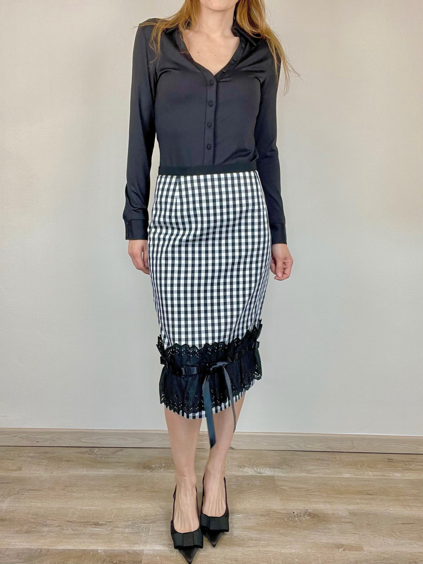 Dolce & Gabbana Spring Summer 2006 gingham skirt