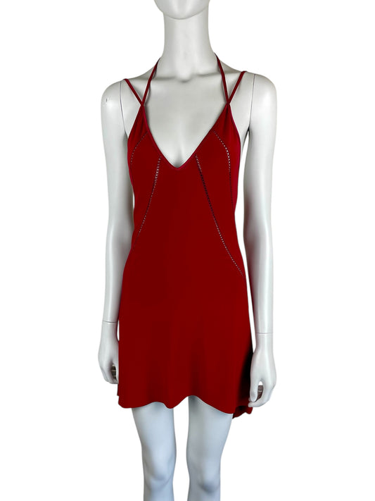 Faycal Amor Plein Sud 2004 collection asymmetrical mini dress