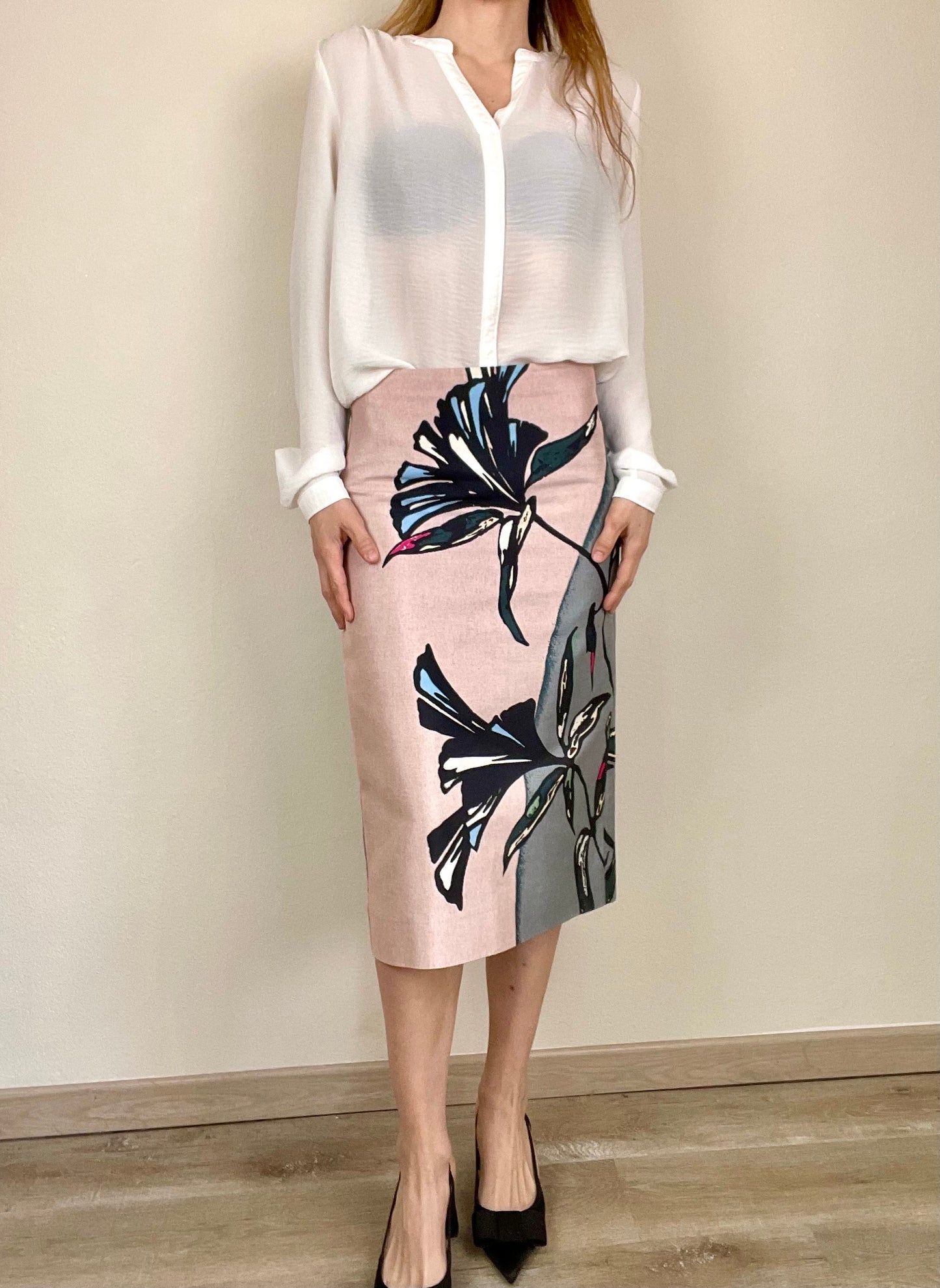 Marni Spring Summer 2014 floral skirt
