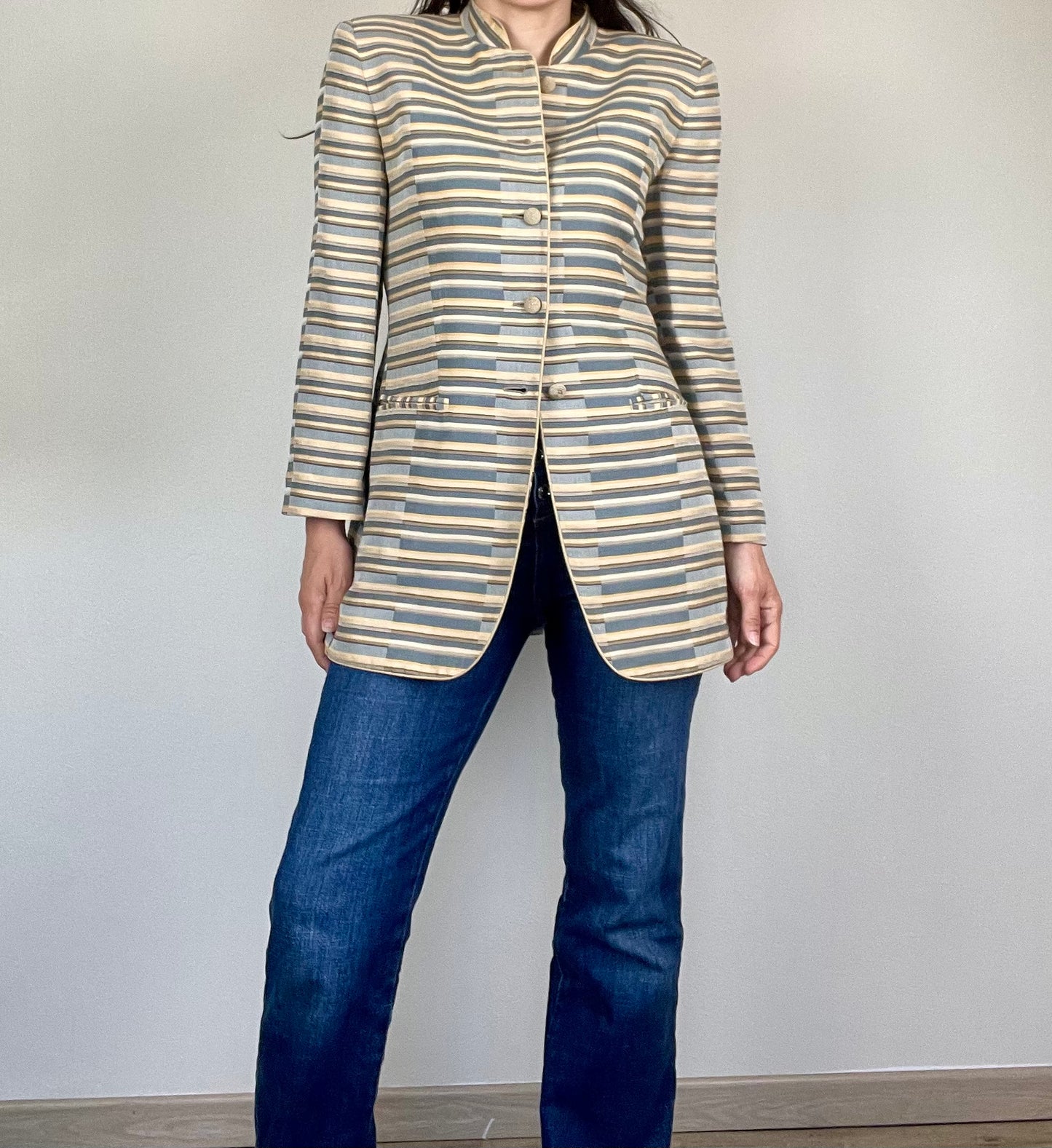 Emporio Armani Spring Summer 1994 linen jacket