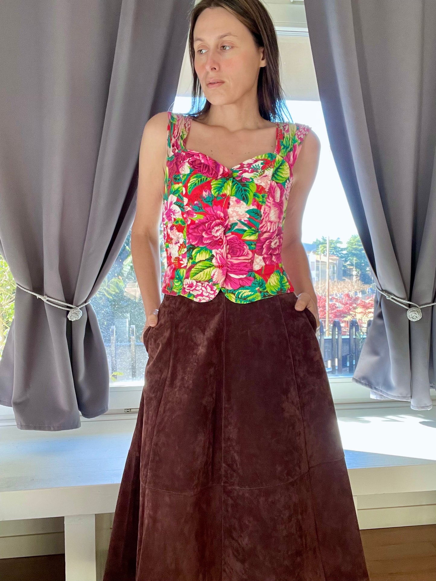 Kenzo floral corset