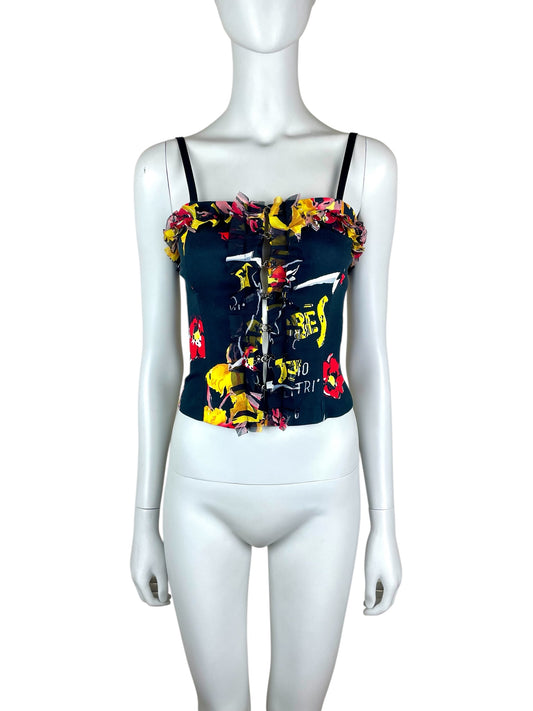 Iceberg Spring Summer 2003 collection printed corset