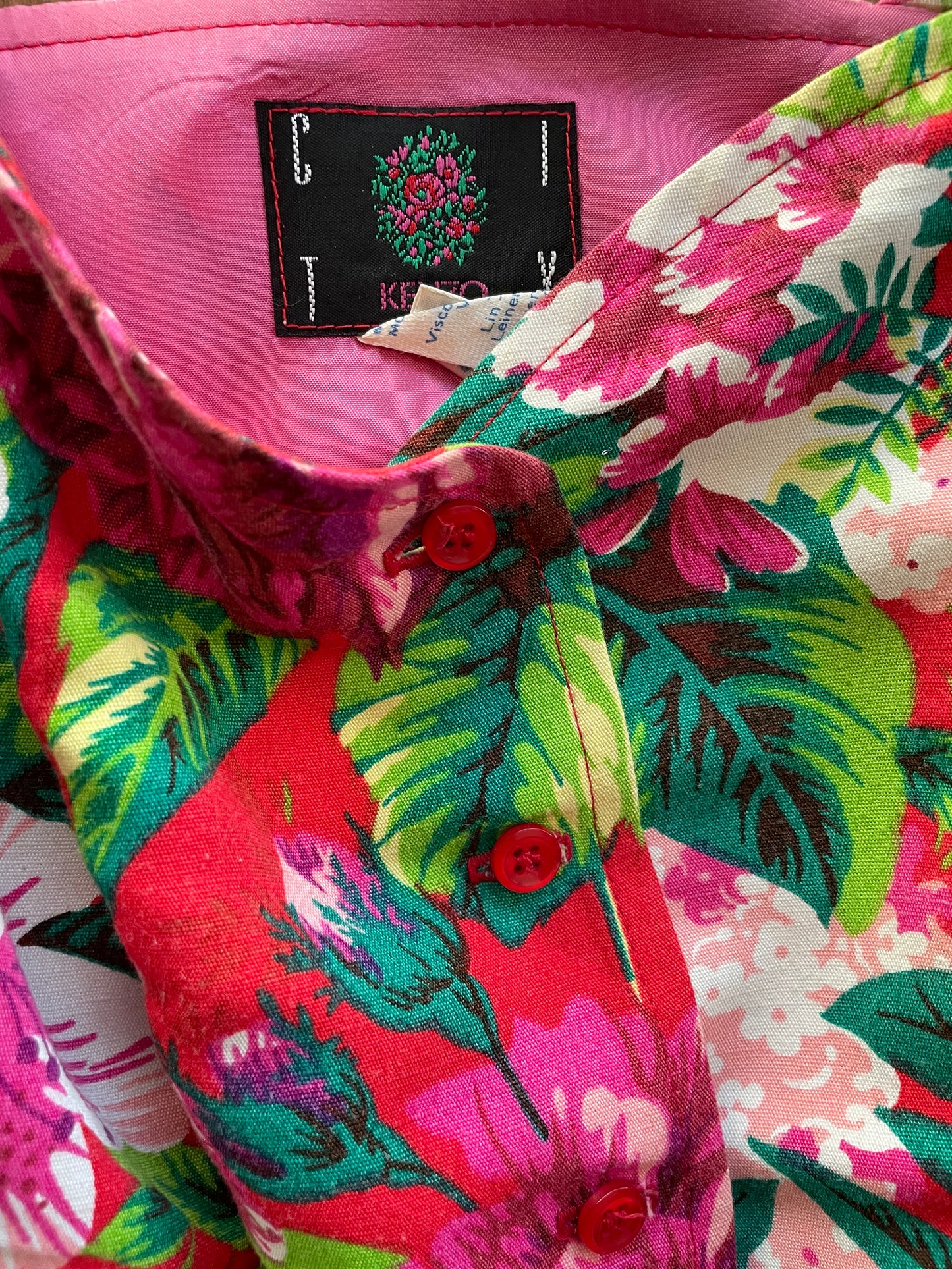 Kenzo floral corset