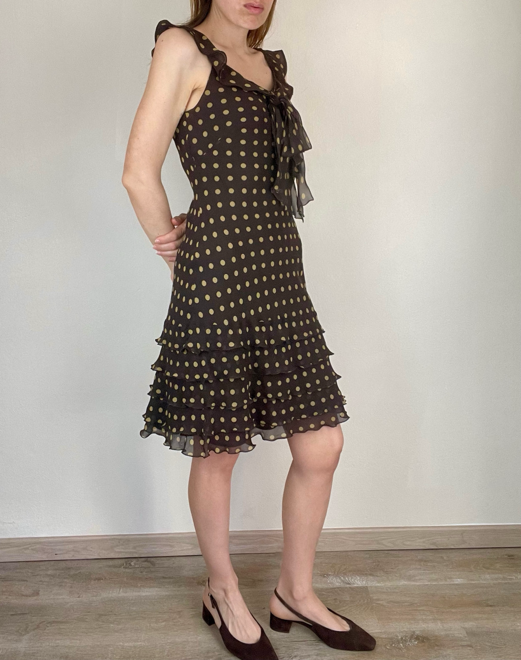 Moschino polka dot dress
