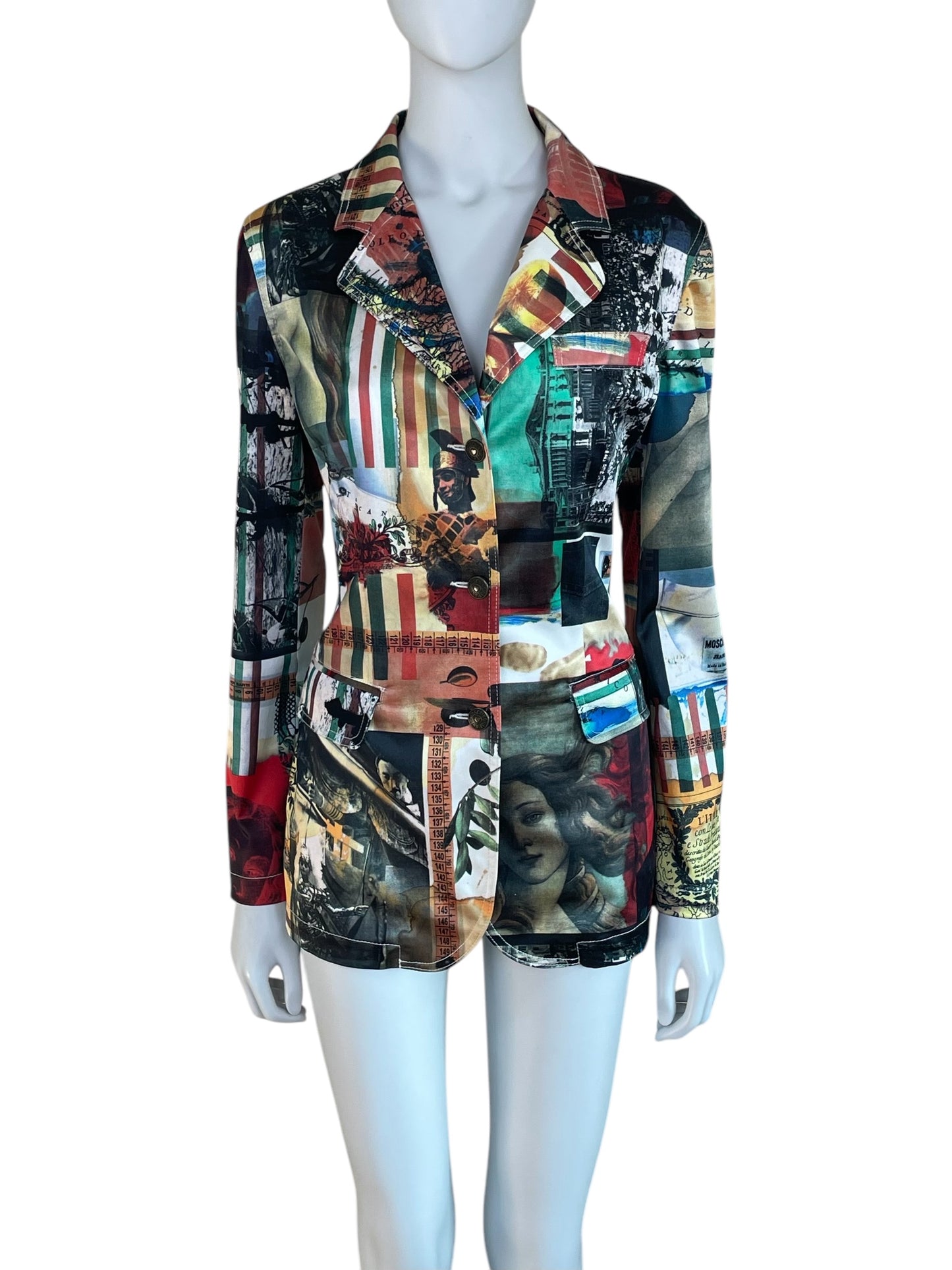 Moschino Jeans Italian tribute jacket