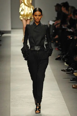 Givenchy Fall Winter 2008 black cropped jacket